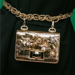 Papa Don’t Preach Gold Waistbag